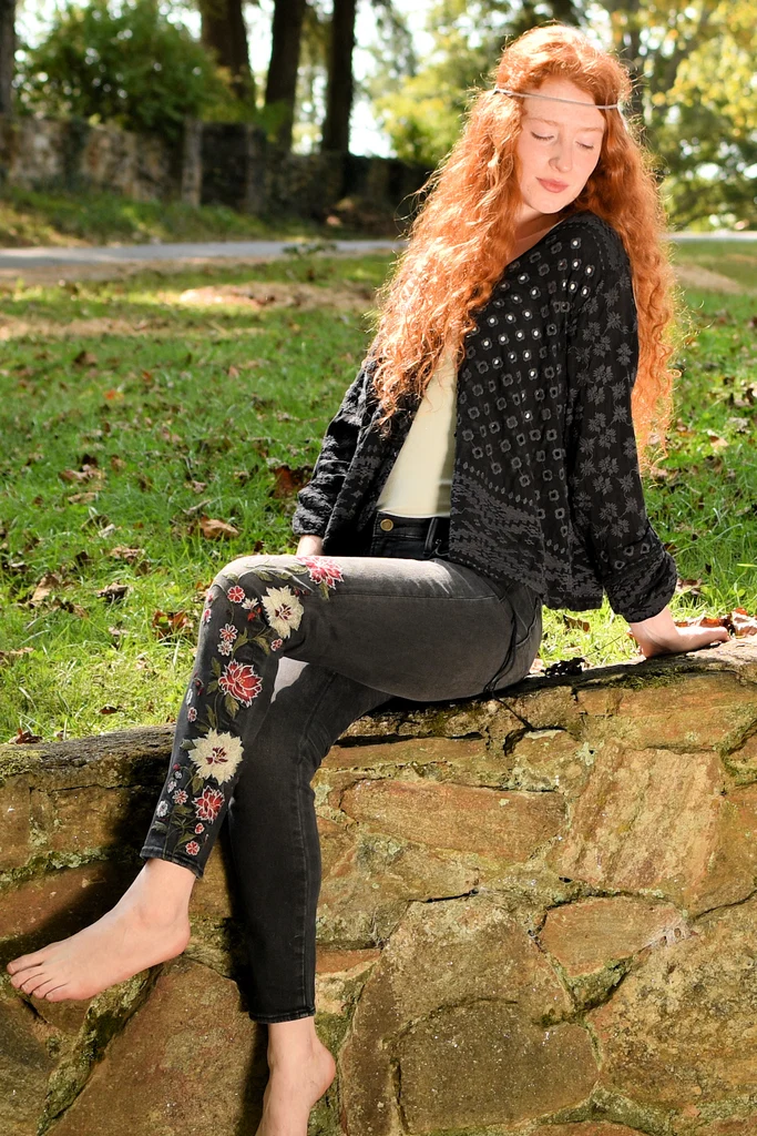 Driftwood Floral Jackie Jeans